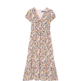 Floral Print Midi Dress