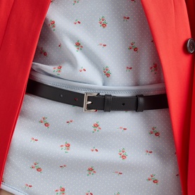 Triangle Logo Leather Belt