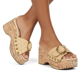 Pedestal 380 Wedge Sandals