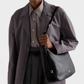 Fold Large Leather Shoulder Bag