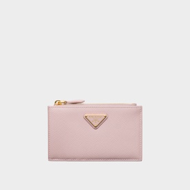 Printed Saffiano Leather Cardholder