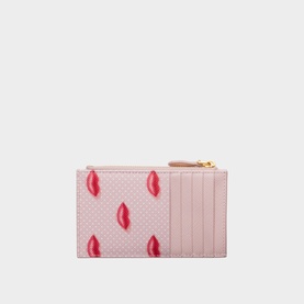 Printed Saffiano Leather Cardholder