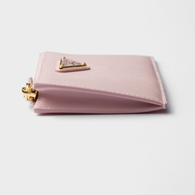 Printed Saffiano Leather Cardholder