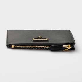 Printed Saffiano Leather Cardholder