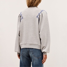 Mesta Embroidered Oversized Sweatshirt