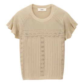 Piera Pointelle Knitted Top