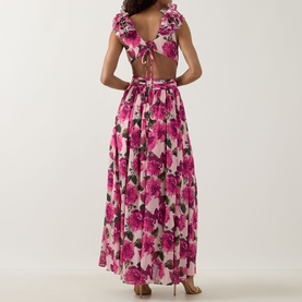 Cassini Bloom Cut-Out Dress
