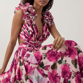 Cassini Bloom Cut-Out Dress