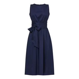 Avril Belted Flared Dress