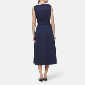 Avril Belted Flared Dress