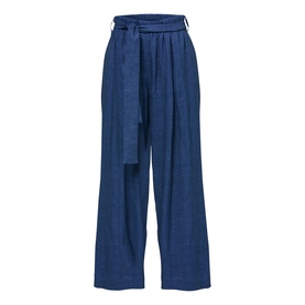 Hepburn Belted Wide-Leg Trousers