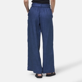 Hepburn Belted Wide-Leg Trousers