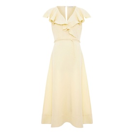 Matilda Frill Trim Flared Dress