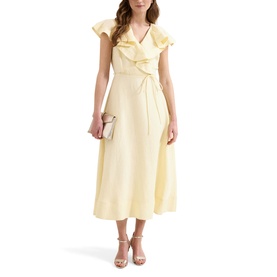 Matilda Frill Trim Flared Dress