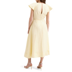 Matilda Frill Trim Flared Dress