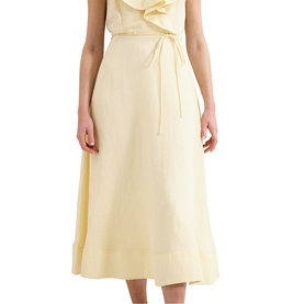 Matilda Frill Trim Flared Dress