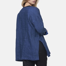 Stevie Collarless Overshirt