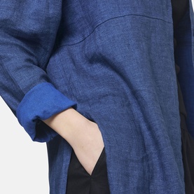 Stevie Collarless Overshirt