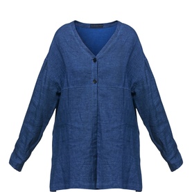 Stevie Collarless Overshirt