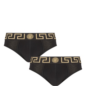 Two-Pack Greca Border Briefs