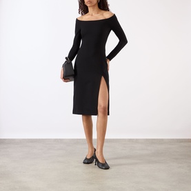 Fitted Off-The-Shoulder Dress