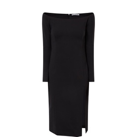 Fitted Off-The-Shoulder Dress