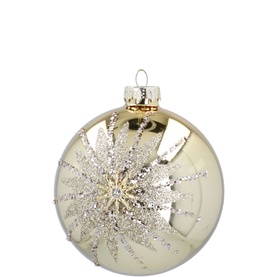 Starburst Glass Tree Decoration 10cm