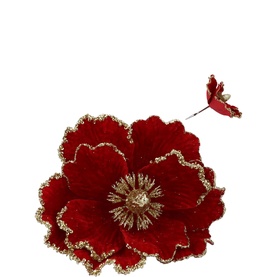 Magnolia Clip Decoration 17cm