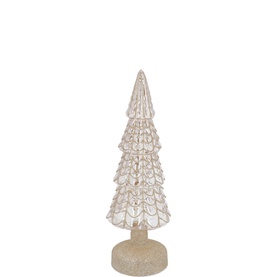 LED Glass Tree Decoration 31cm