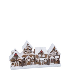 LED Gingerbread Village