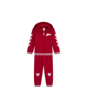 Heart Logo Hoodie & Track Pants Two-Piece Set