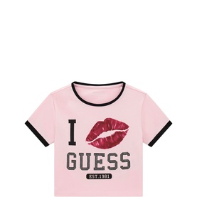 Ringer Logo Cropped T-Shirt
