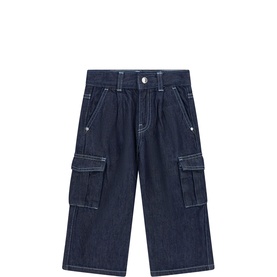Wide Leg Cargo Jeans