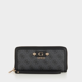 Lindsey 4G Logo Large Zip Around Wallet