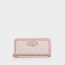 Lindsey 4G Logo Large Zip Around Wallet