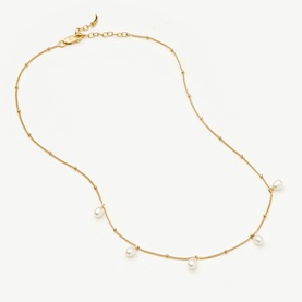 Pearl Baya Baroque Chain Choker Necklace
