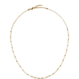 Micro Pearl Beaded Necklace