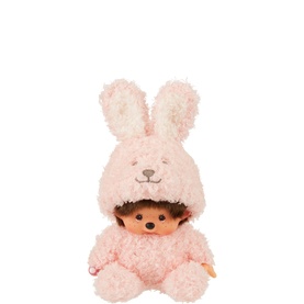 Animal Collection: Sitting Fluffy Bunny Plush Toy 25cm