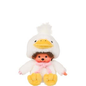 Animal Collection: Sitting Fluffy Duck Plush Toy 25cm