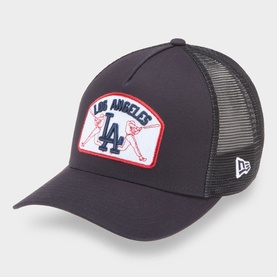 LA Dodgers MLB Patch 9FORTY M-Crown A-Frame Trucker Cap