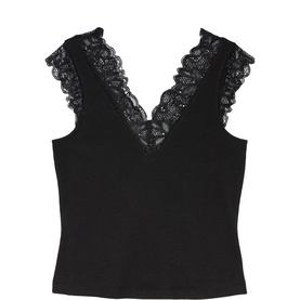 Lace Trim Top