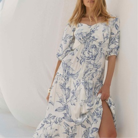 Floral Flared Dress