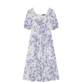 Floral Flared Dress