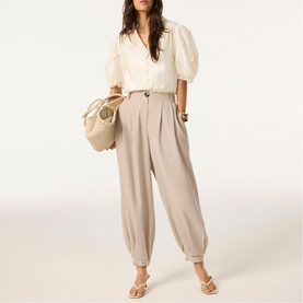 Butterfly Puff Sleeve Blouse