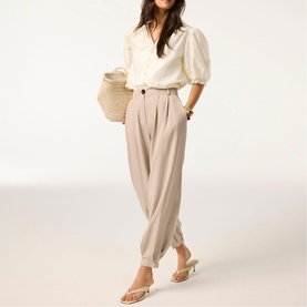Butterfly Puff Sleeve Blouse