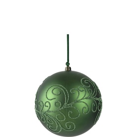 Beaded Polystyrene Bauble Tree Decoration 12cm
