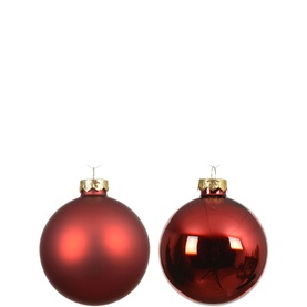 4-Piece Glass Bauble Tree Decoration Set