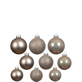 42-Piece Glass Bauble Tree Decoration Set