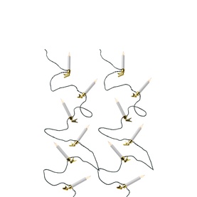 LED Candle Light String Lights 16 Bulbs 600cm