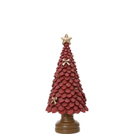 Glitter Christmas Tree Decoration 23cm